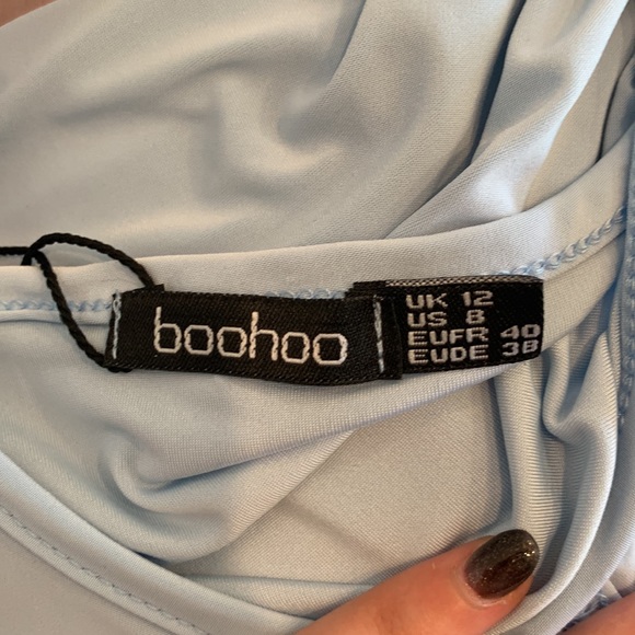 Boohoo powder blue bodysuit - Picture 6 of 6